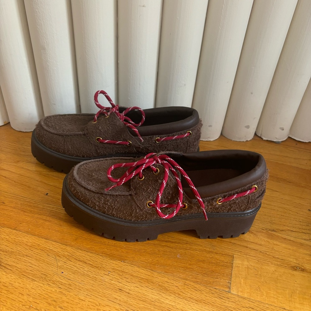 Jeffrey Campbell lug sole boat shoe loafer - Picture 5 of 7